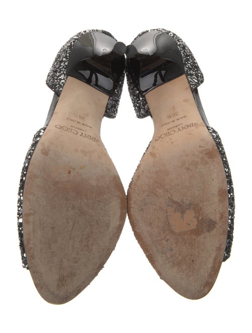 Jimmy Choo Glitter D'Orsay Pumps
