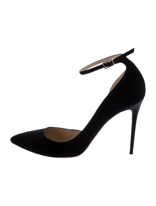 Jimmy Choo Suede D'Orsay Pumps