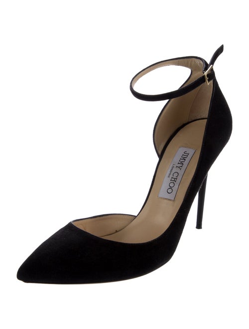 Jimmy Choo Suede D'Orsay Pumps