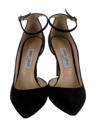 Jimmy Choo Suede D'Orsay Pumps