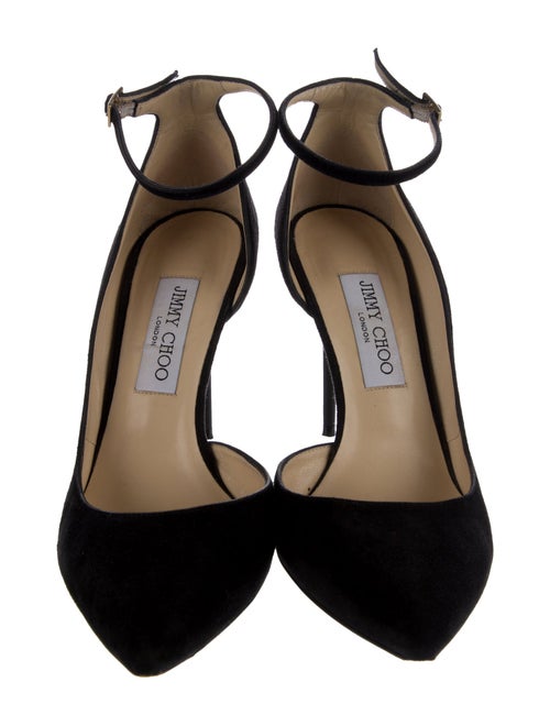 Jimmy Choo Suede D'Orsay Pumps
