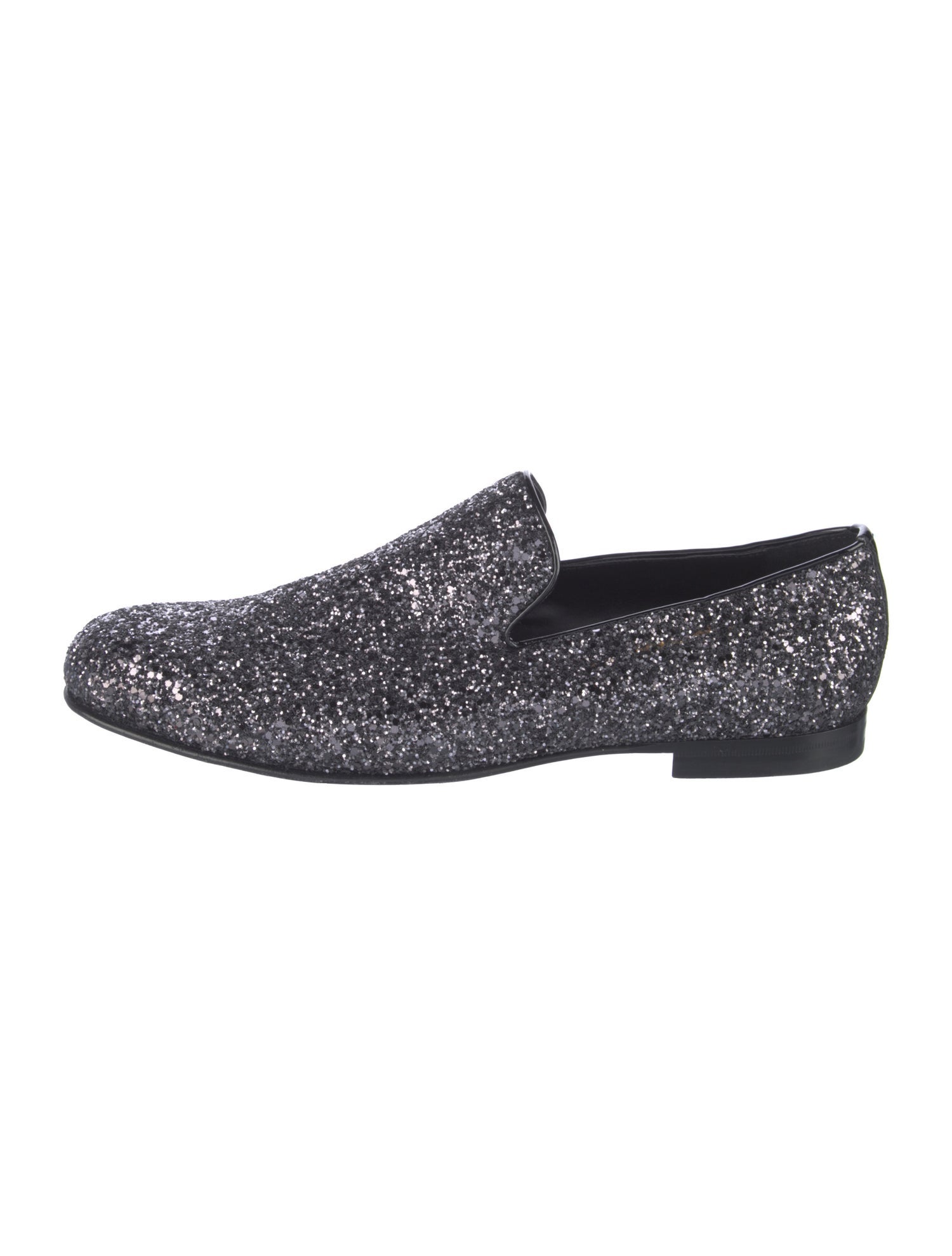 Jimmy Choo Glitter Glitter Accents Loafers