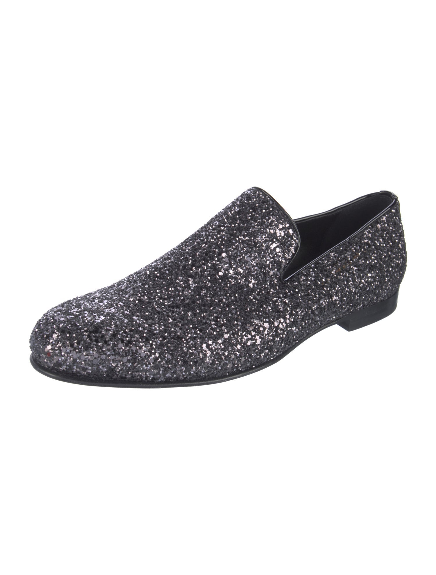 Jimmy Choo Glitter Glitter Accents Loafers