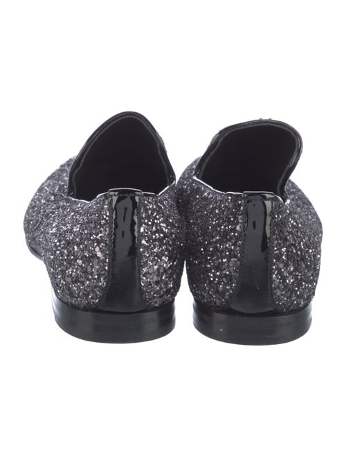 Jimmy Choo Glitter Glitter Accents Loafers
