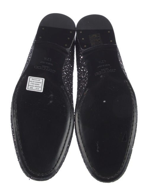 Jimmy Choo Glitter Glitter Accents Loafers