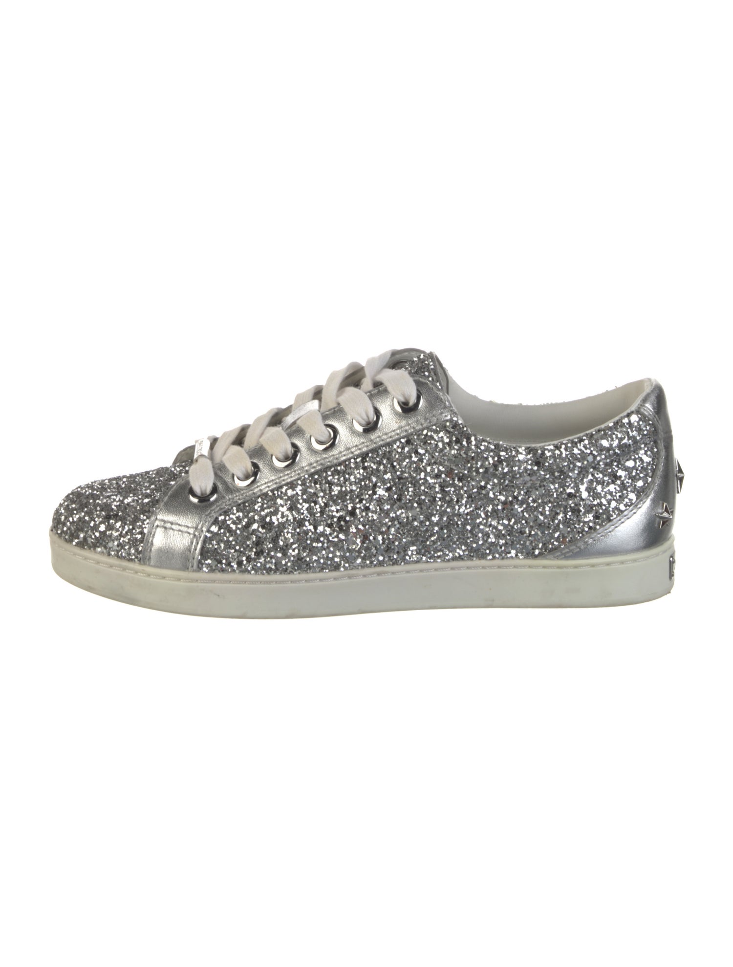 Jimmy Choo Glitter Glitter Accents Sneakers