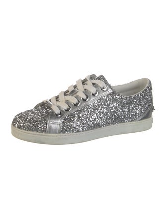 Jimmy Choo Glitter Glitter Accents Sneakers