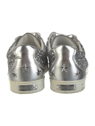 Jimmy Choo Glitter Glitter Accents Sneakers