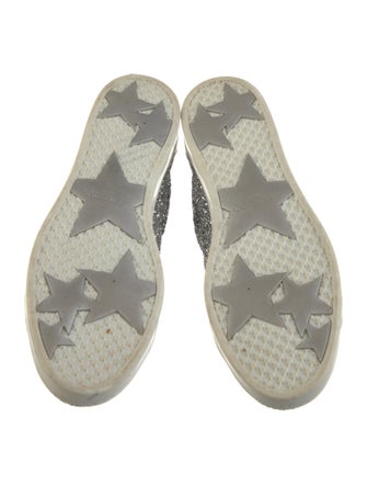 Jimmy Choo Glitter Glitter Accents Sneakers