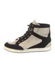 Jimmy Choo Suede Animal Print Sneakers