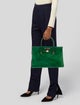 Jimmy Choo Suede Top Handle Bag