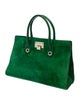 Jimmy Choo Suede Top Handle Bag