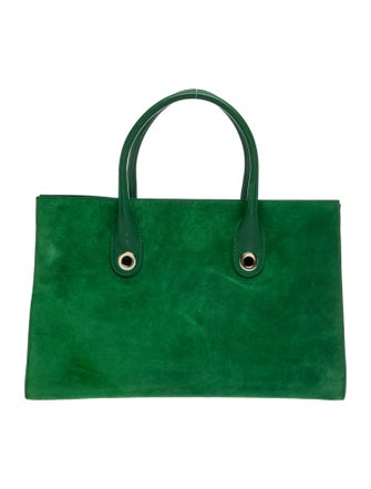 Jimmy Choo Suede Top Handle Bag