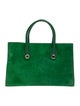 Jimmy Choo Suede Top Handle Bag