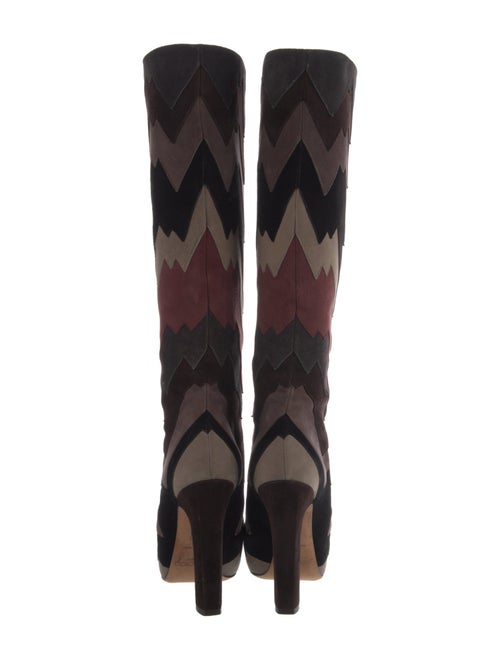 Jimmy Choo Suede Printed Boots