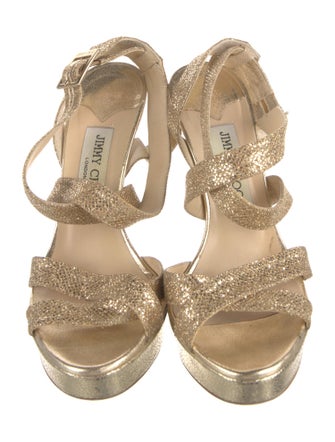Jimmy Choo Glitter Sandals