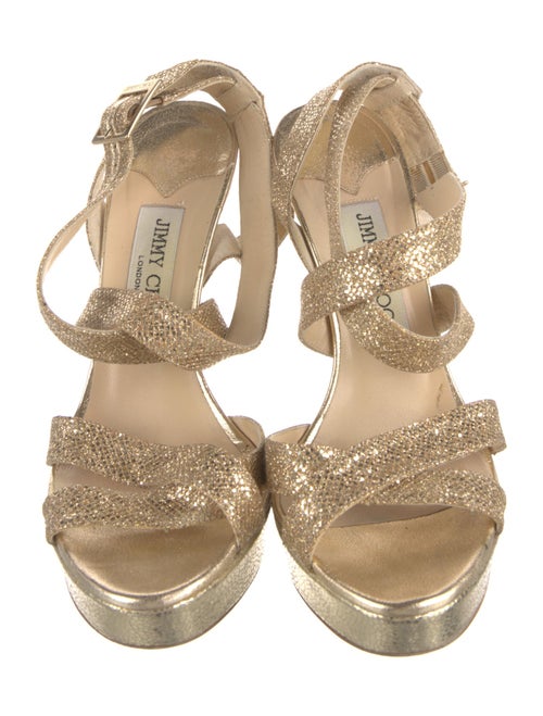 Jimmy Choo Glitter Sandals