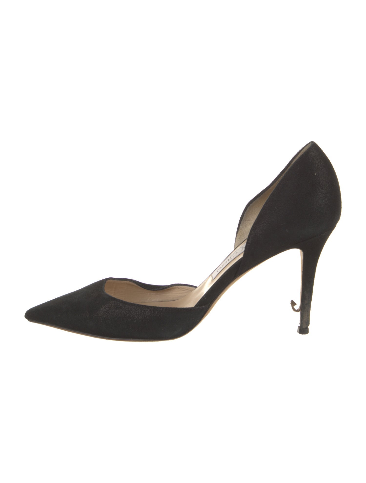 Jimmy Choo Suede D'Orsay Pumps