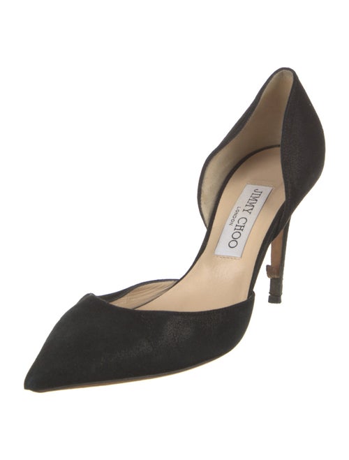 Jimmy Choo Suede D'Orsay Pumps