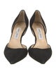 Jimmy Choo Suede D'Orsay Pumps