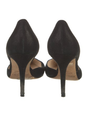Jimmy Choo Suede D'Orsay Pumps