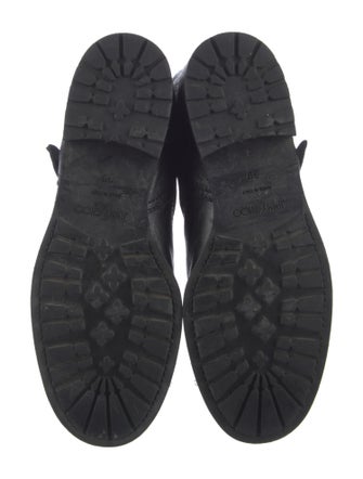 Jimmy Choo Leather Moto Boots