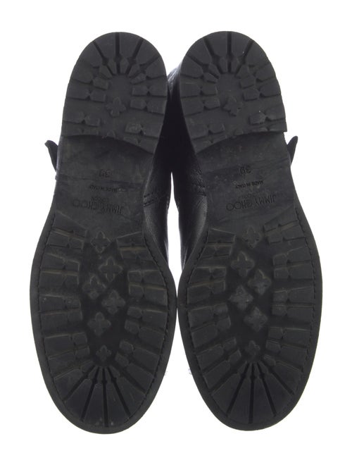 Jimmy Choo Leather Moto Boots