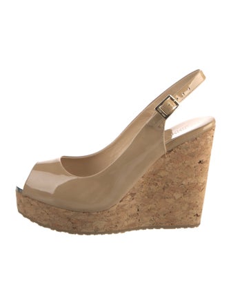 Jimmy Choo Patent Leather Slingback Pumps