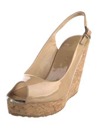 Jimmy Choo Patent Leather Slingback Pumps