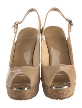 Jimmy Choo Patent Leather Slingback Pumps