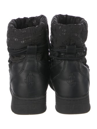 Jimmy Choo Leather Wedge Sneakers