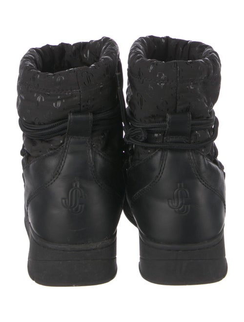 Jimmy Choo Leather Wedge Sneakers