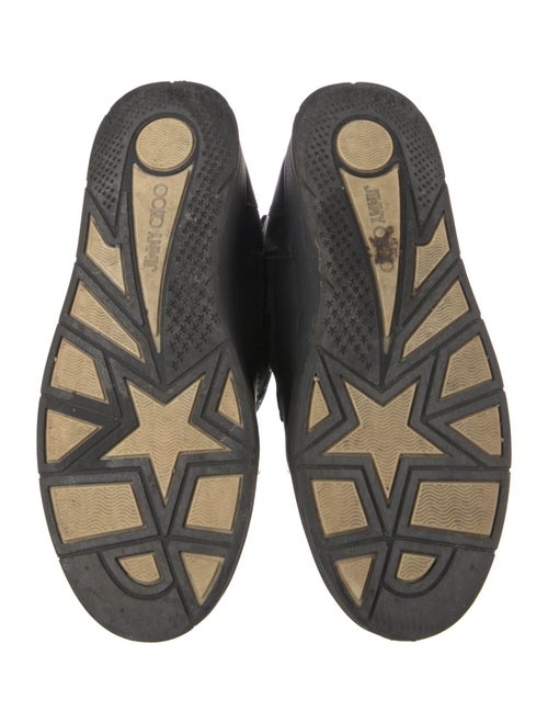 Jimmy Choo Leather Wedge Sneakers