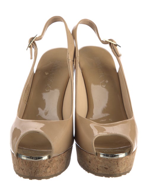 Jimmy Choo Patent Leather Slingback Pumps