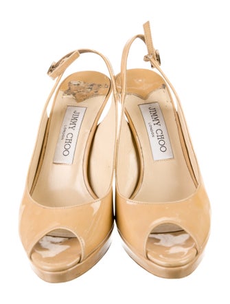 Jimmy Choo Patent Leather Slingback Pumps