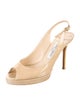 Jimmy Choo Patent Leather Slingback Pumps