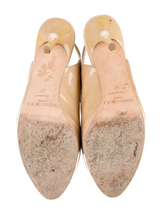 Jimmy Choo Patent Leather Slingback Pumps