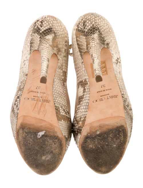 Jimmy Choo Snakeskin Animal Print Pumps