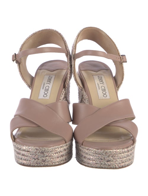Jimmy Choo Leather Espadrilles