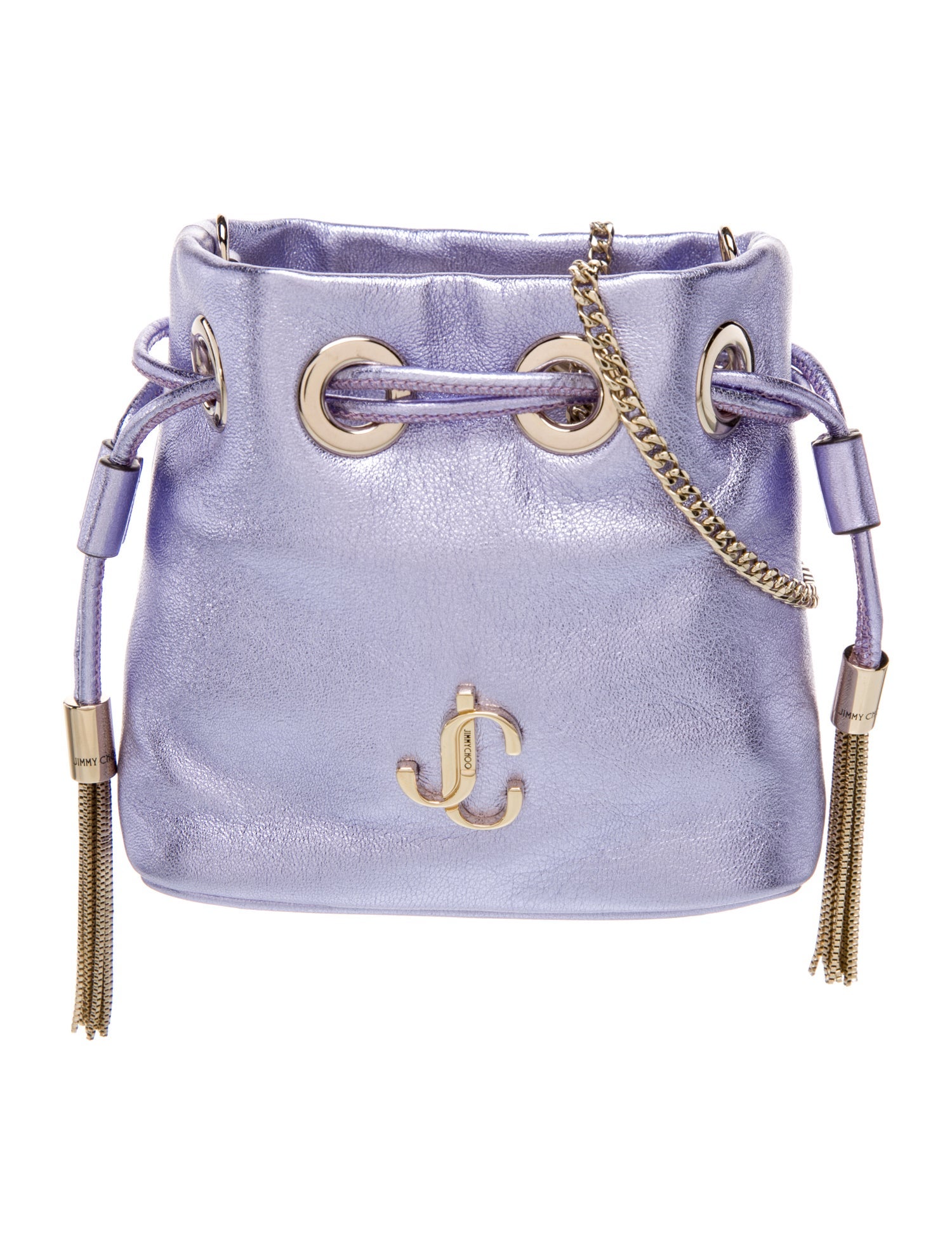 Jimmy Choo Leather Bucket Bag w/ Tags