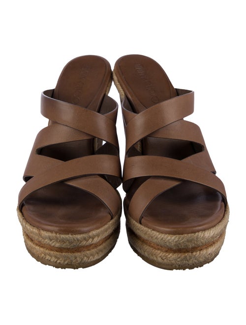 Jimmy Choo Leather Espadrilles