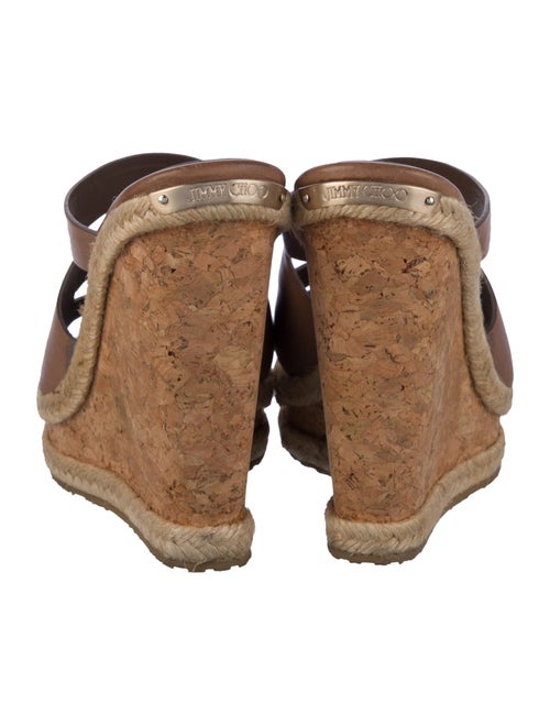 Jimmy Choo Leather Espadrilles