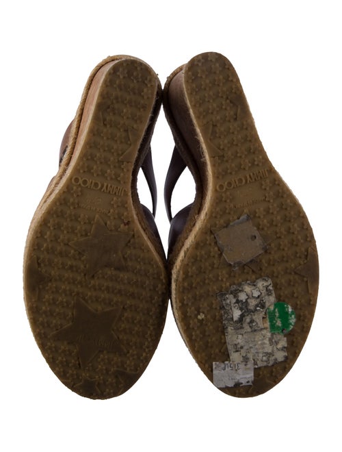 Jimmy Choo Leather Espadrilles