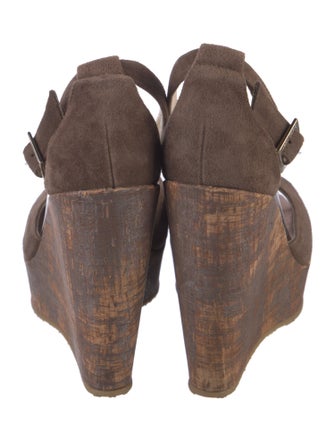 Jimmy Choo Suede T-Strap Sandals