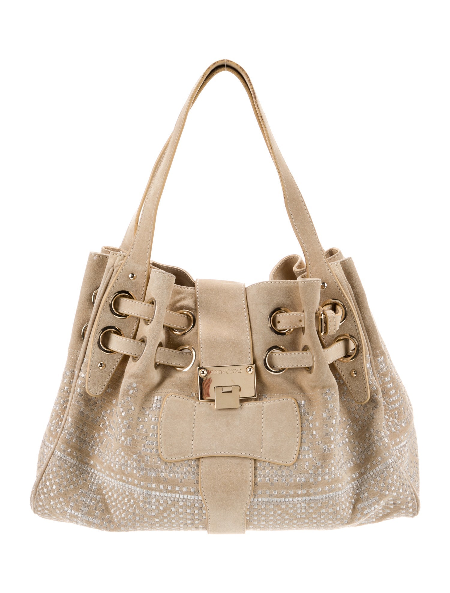 Jimmy Choo Suede Shoulder Bag