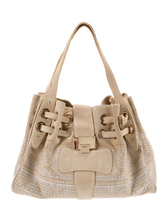 Jimmy Choo Suede Shoulder Bag
