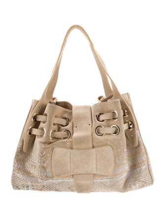 Jimmy Choo Suede Shoulder Bag