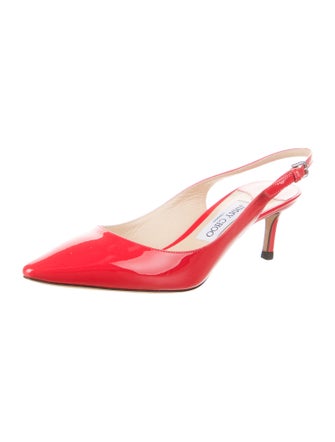 Jimmy Choo Patent Leather Slingback Pumps