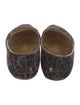 Jimmy Choo Suede Animal Print Loafers