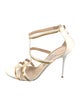 Jimmy Choo Patent Leather T-Strap Sandals